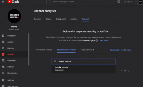 YouTube đang thử nghiệm 'Search Insights' mới nhằm mục tiêu giúp nhà sáng tạo tối ưu hoá nội dung