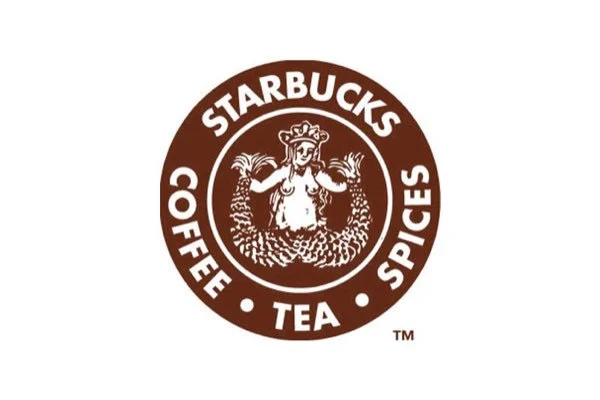 Logo của Starbucks năm 1971.